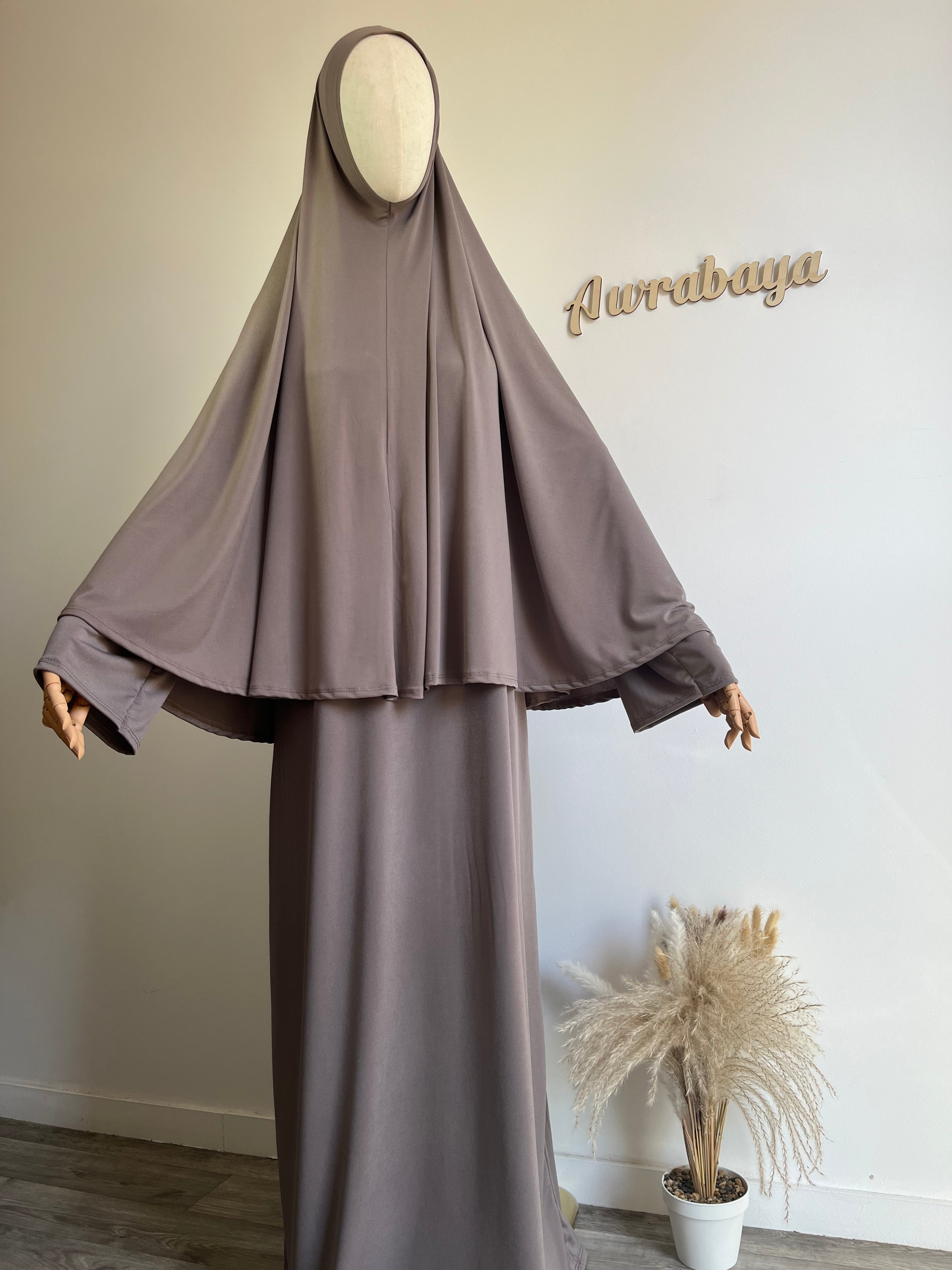 Ensemble Salam - Robe + Voile - Jersey Prenium